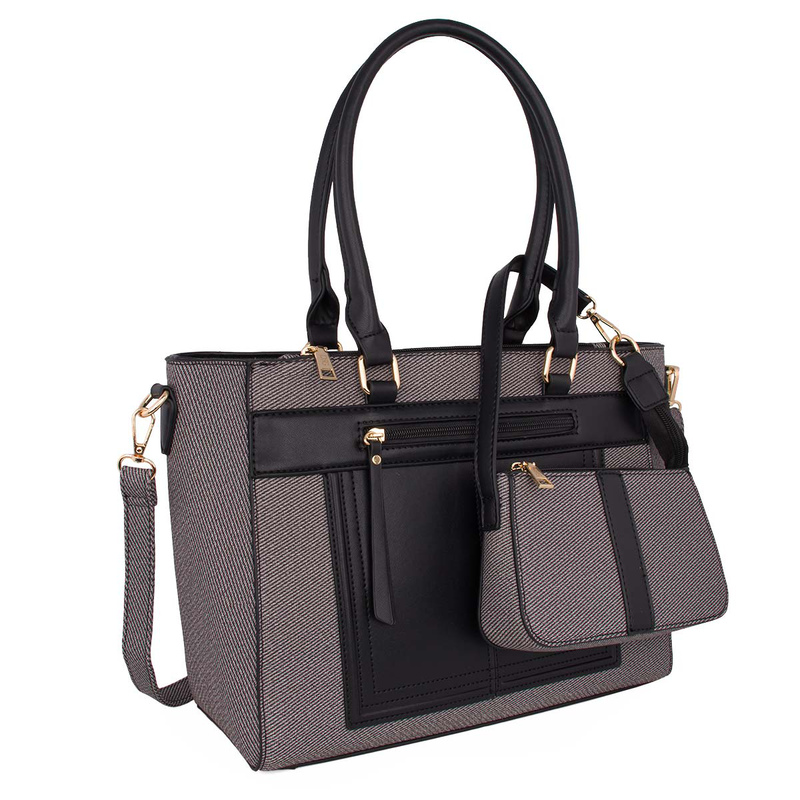 Product image: Women's black shoulder bag 25124-1202-bl, , medium-null