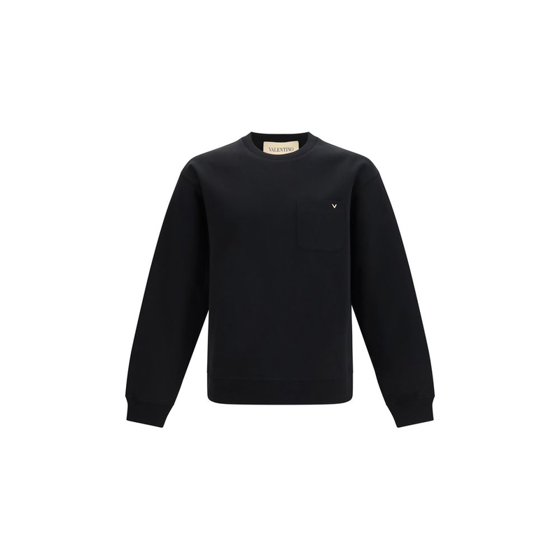 Black cotton sweatshirt-null