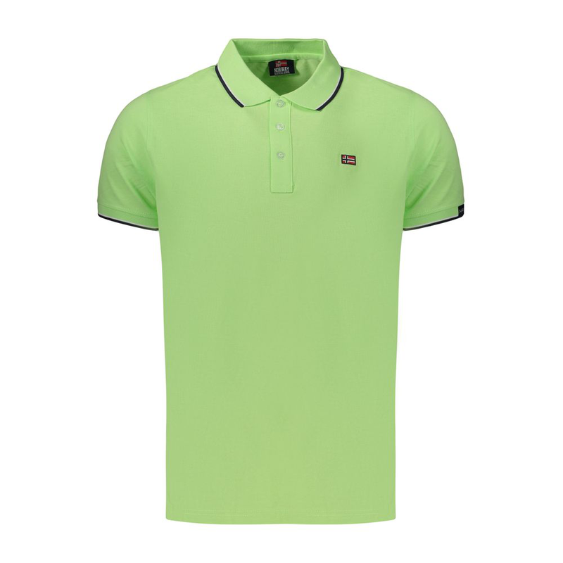 Verde cotton men's polo-null