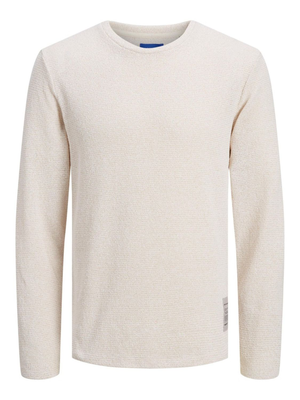 Jack & jones crush knitwear, Stone, medium