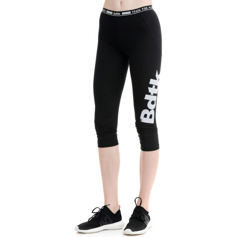 Body talk women's black legging 3/4-null