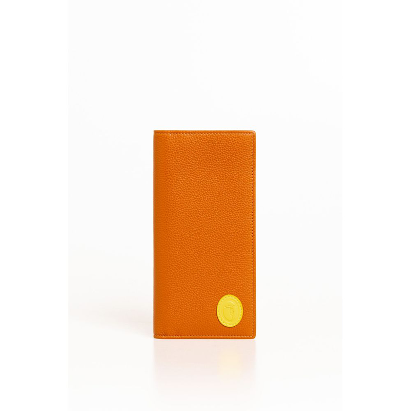 Brown leather men wallet-null