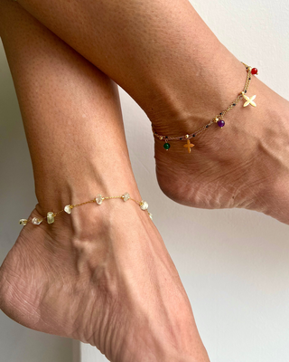 Anklet chain, , medium