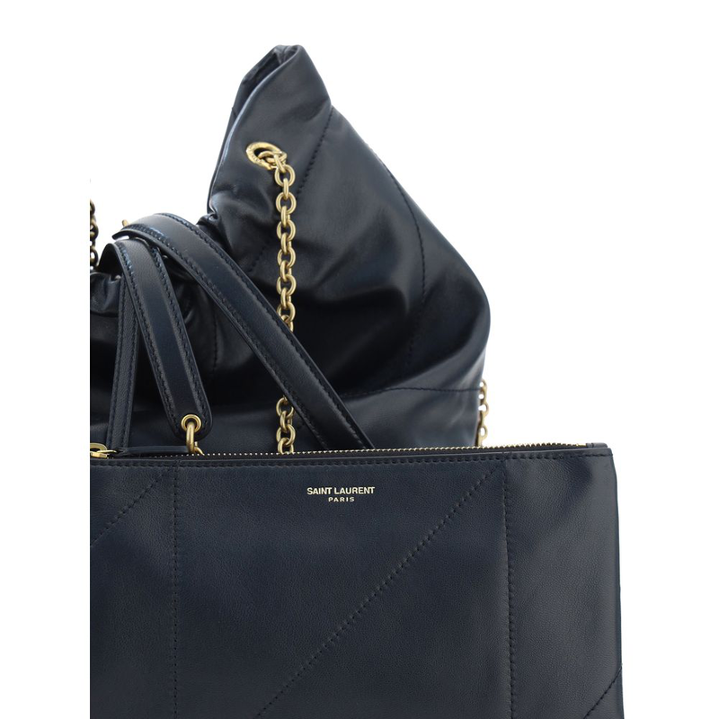 Black lamb ovis aries aries shoulder bag-null