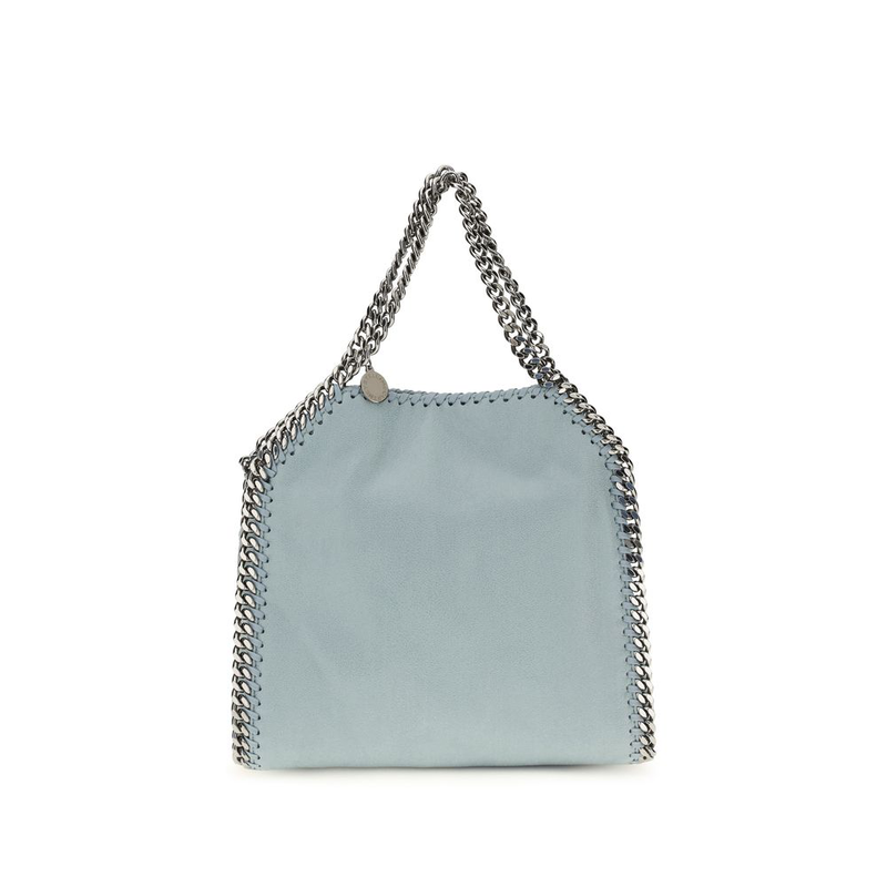 Blue polyester handbag-null
