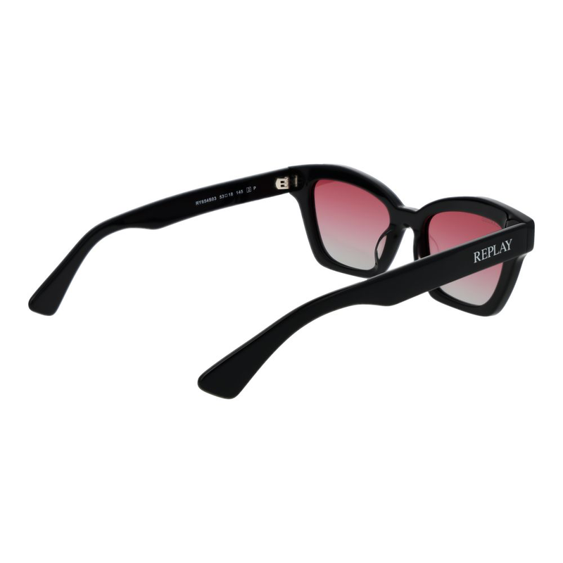 Black acetate sunglasses-null