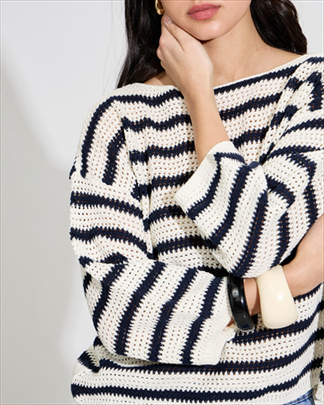 Knitted crochet top image number null
