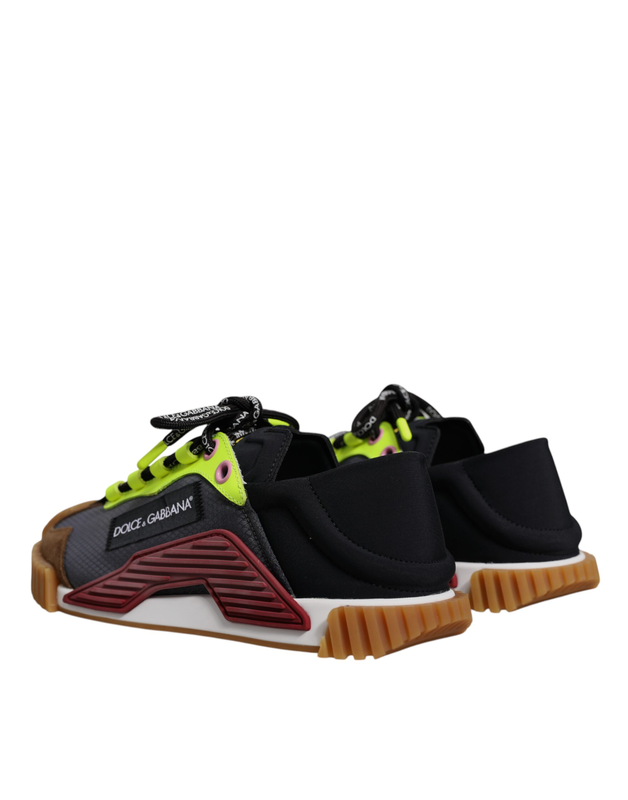 Multicolor nylon low top ns1 sneakers shoes-null