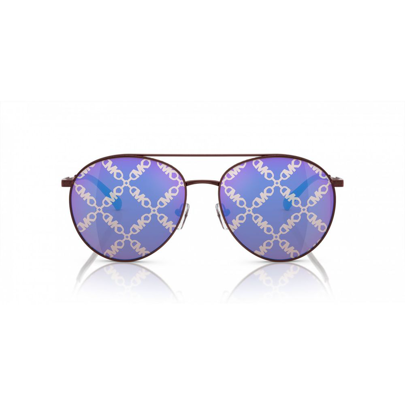 Brown metal sunglasses-null