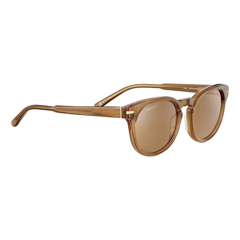 Brown resin sunglasses-null