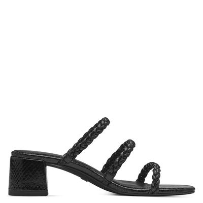 Women sandals 27234-42, Black, medium