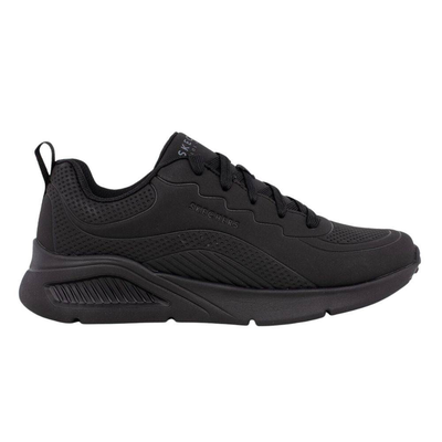 Deboss durabuck lace up sneakers, Black, medium