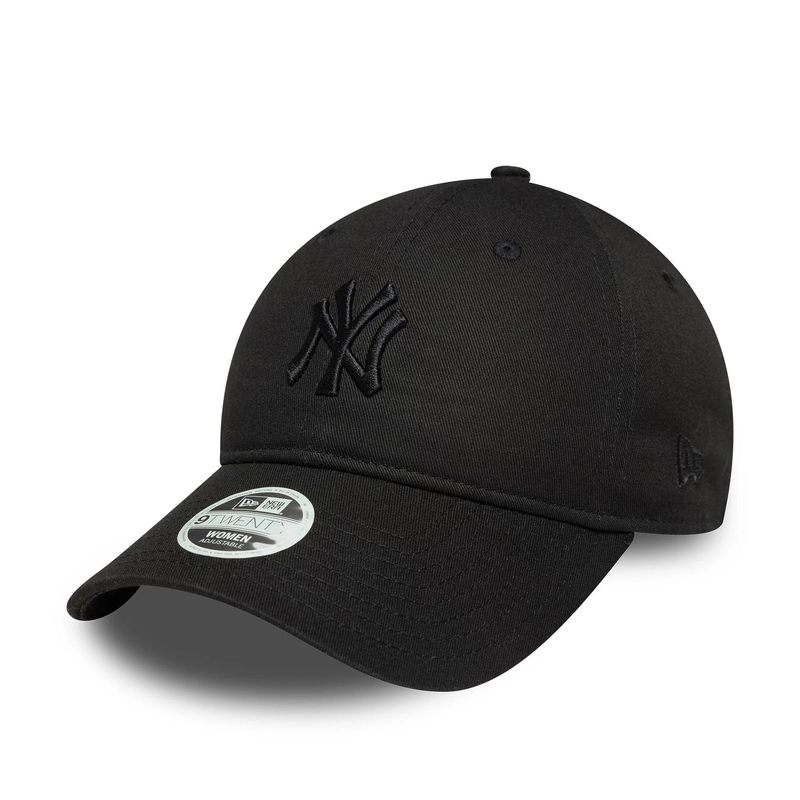 New york yankees womens bow back black 9twenty adjustable cap-null