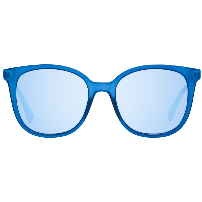 Blue plastic sunglasses-null