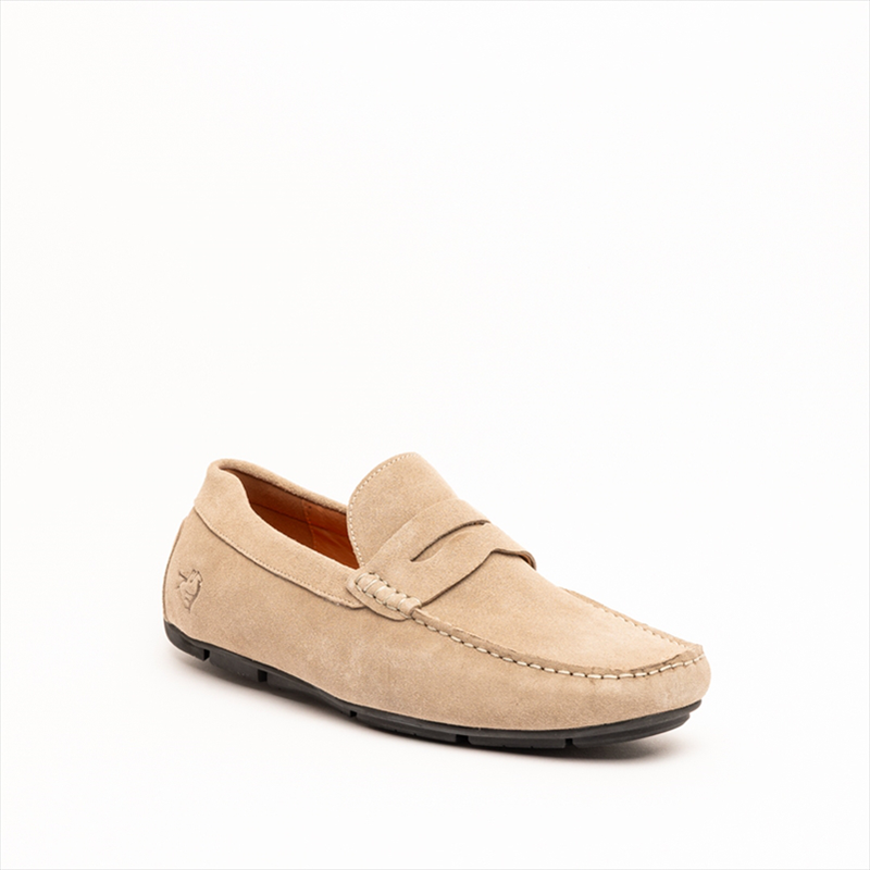 Boston sport club premium penny strap loafers with subtle heel-null
