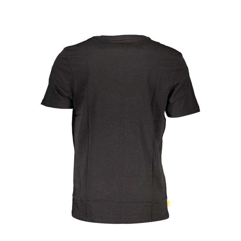 Black organic cotton men t-shirt-null