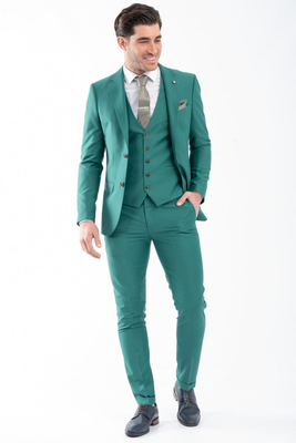 100-23-paris suit - vittorio artist, Petrol, medium
