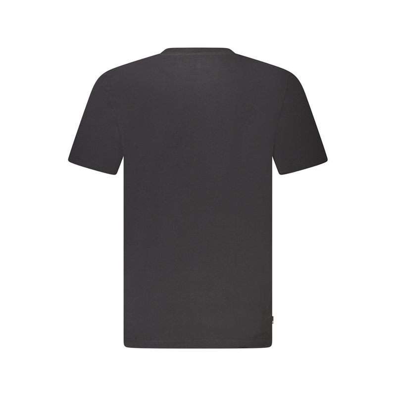 Black organic cotton men t-shirt-null
