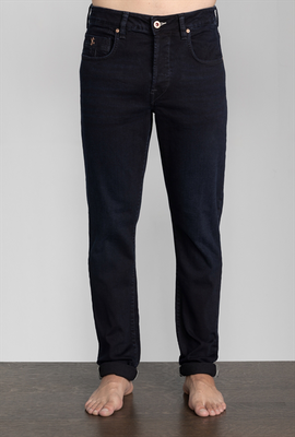 Scinn basic regural fit faded jeans, Blue Black, medium