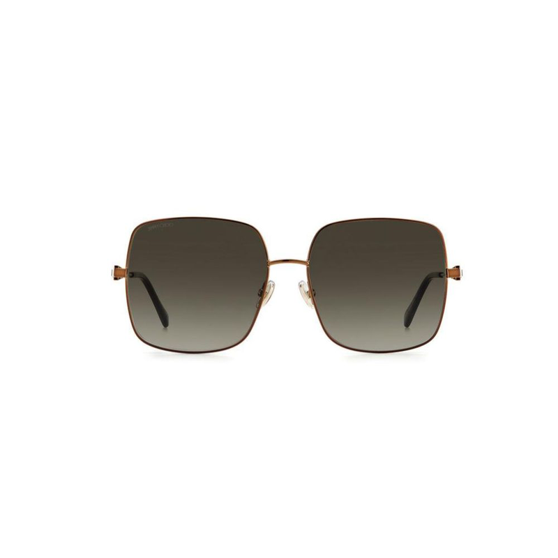 Brown metal sunglasses-null