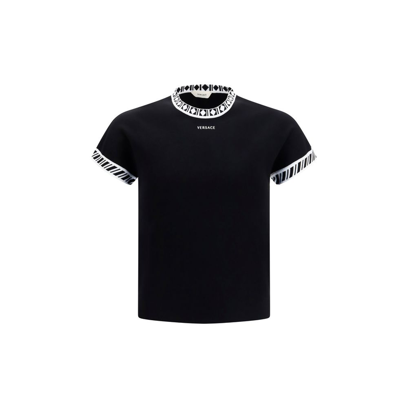 Black cotton t-shirt-null