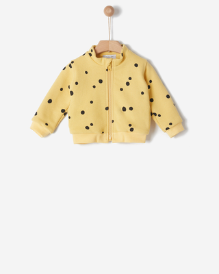 Zaketa φουτερ οργανικη dots allover