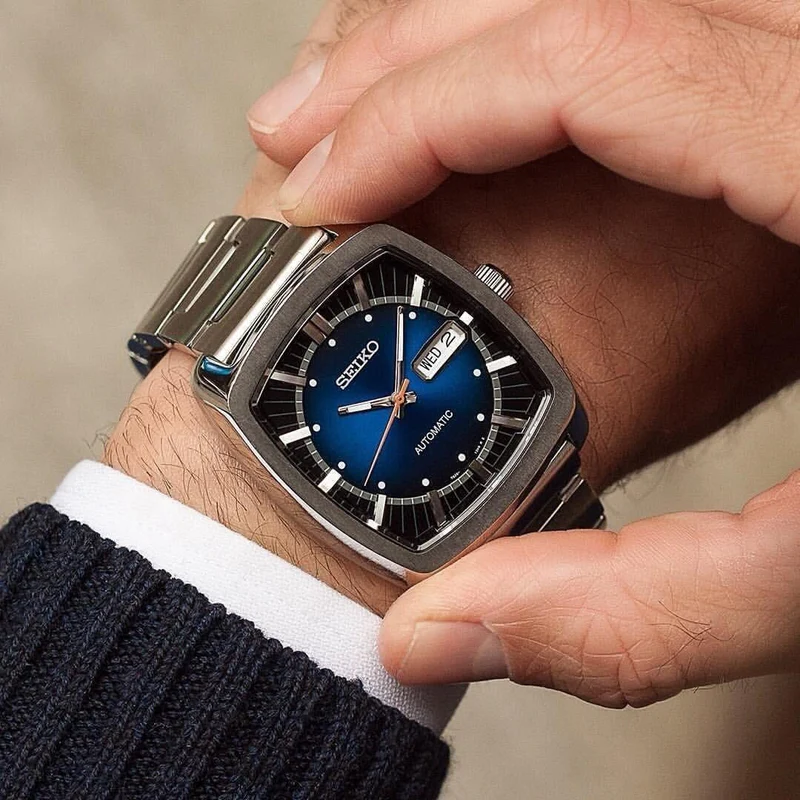 Seiko snkp23 recraft series 39.5mm - blue on bracelet-null