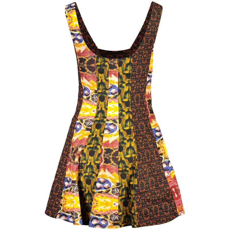 Giallo cotton women dress-null