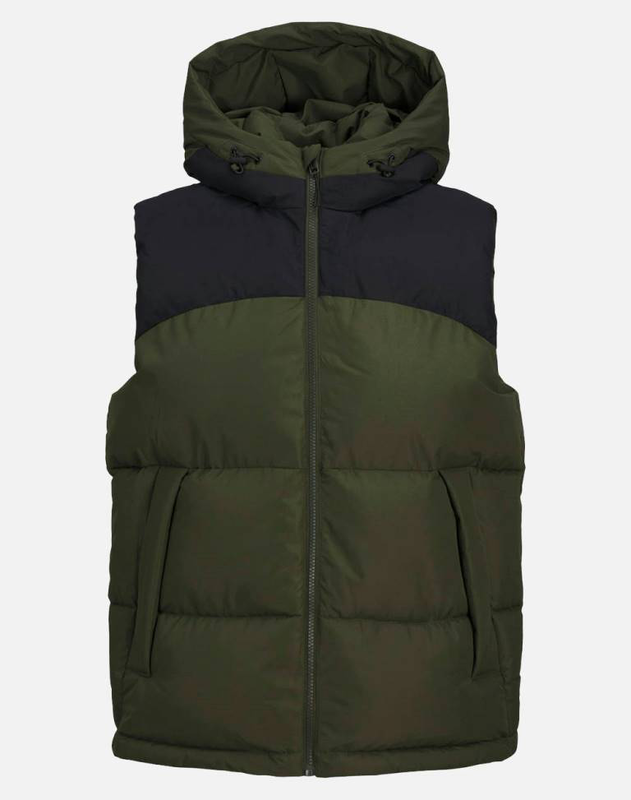 Jack&jones jcoaero bodywarmer hood-null