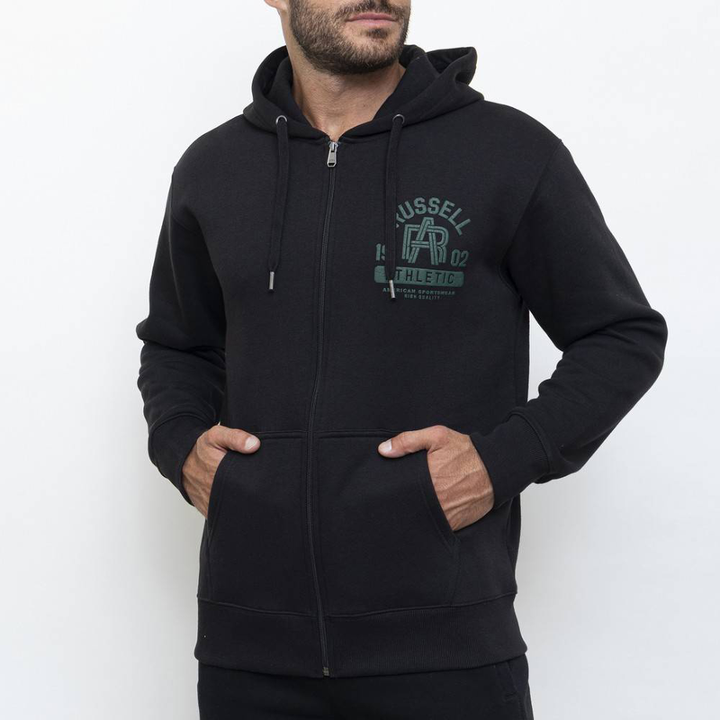 Interlink-zip through hoody image number null