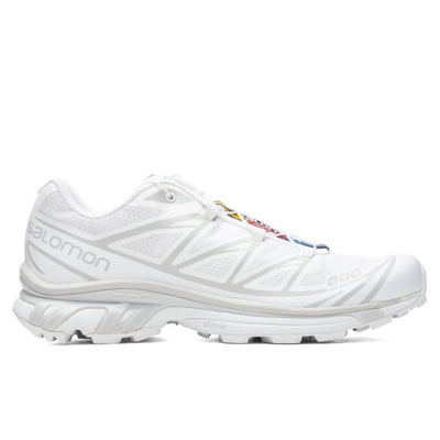 Salomon lab xt-6 lifestyle shoes, White / Rock, medium