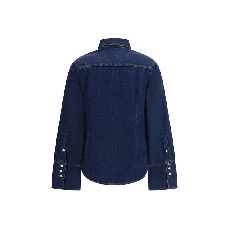 Blue denim shirt-null