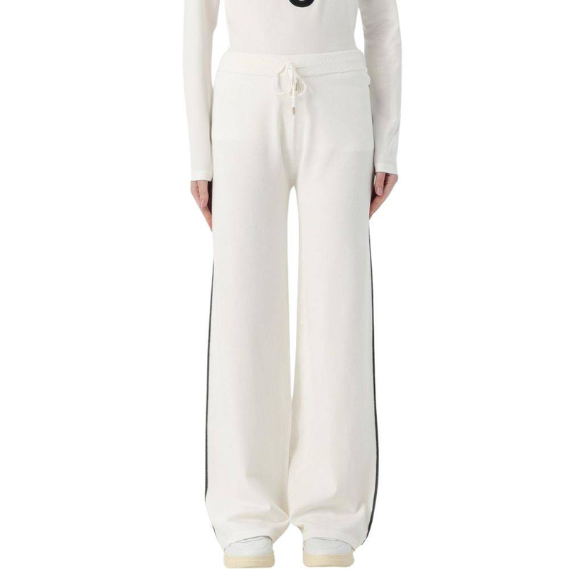 Liu Jo straight leg side stripe knitted pants-null