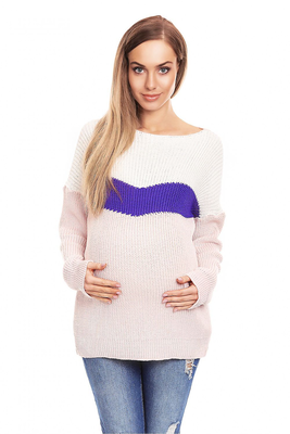 Pregnancy sweater model 132024 peekaboo