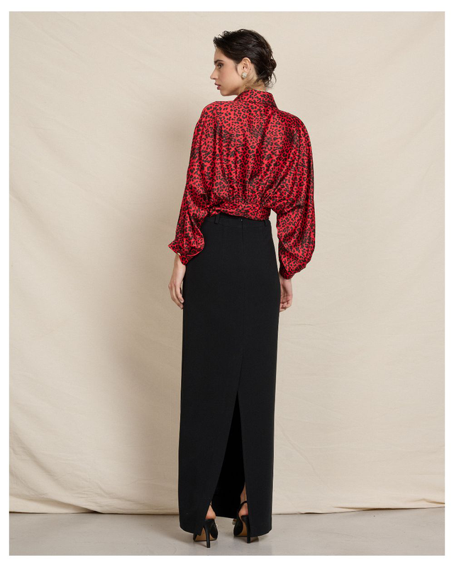 Maxi skirt high waist image number null
