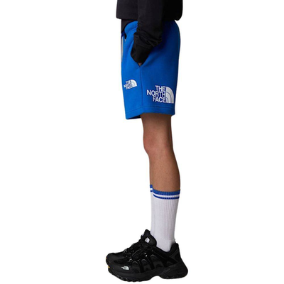 Boys regular cotton shorts, Blue, medium