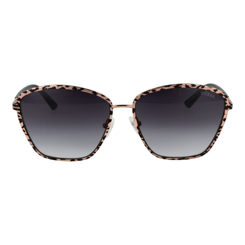 Rose gold metal sunglasses-null