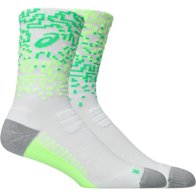 Asics performance run crew sock, White, medium