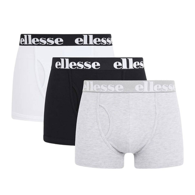Core hali 3pk boxers, Black / Grey / White, medium