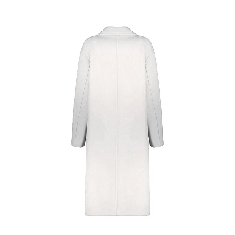 White wool coat-null