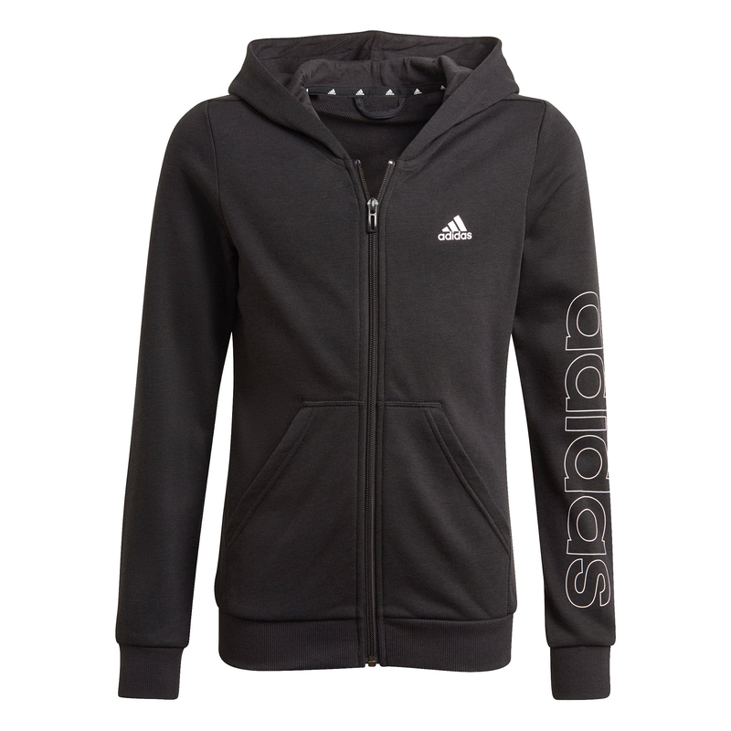 Adidas girls  essentials full-zip hoodie (gn4050) image number null