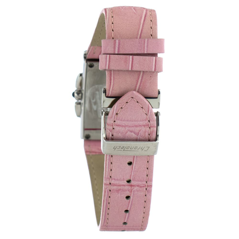 Multicolor leather dress watch-null