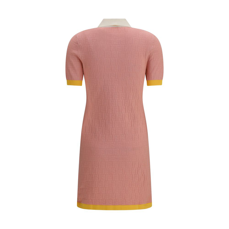 Multicolor polyamide casual dress-null
