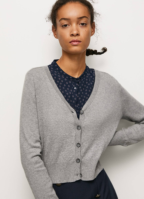 Brittney knit womens, Grey Marl, medium