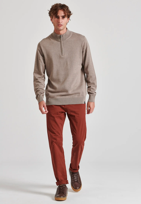 Funkybuddha knitwear halfzip image number null