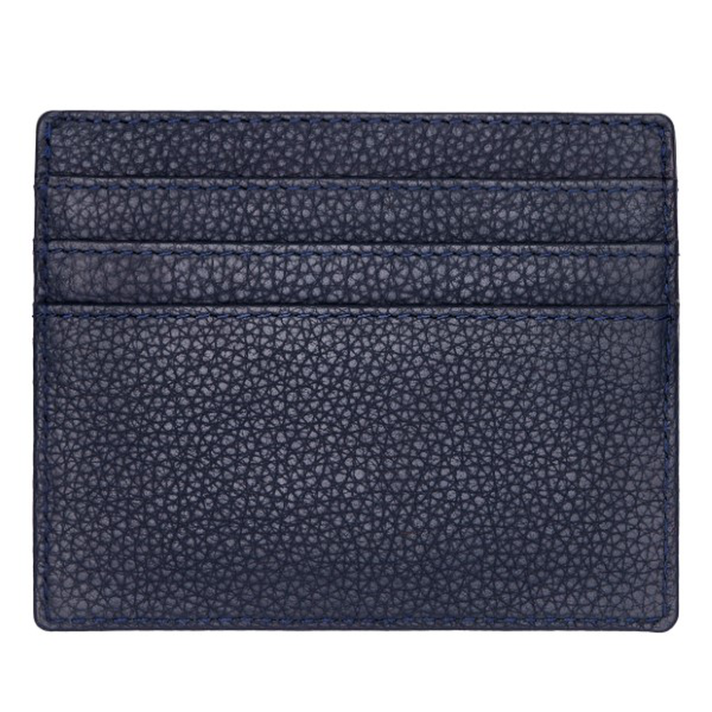 Boss card holder classic grained navy-null