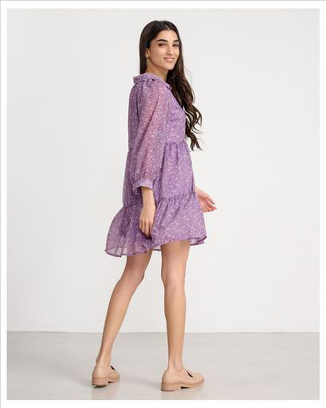 Dress boho floral print-null