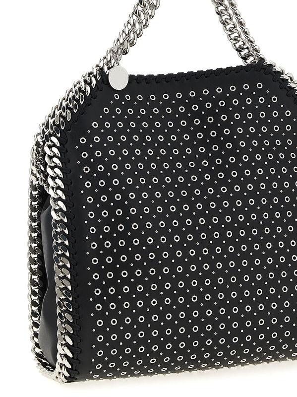 Black polyester handbag-null