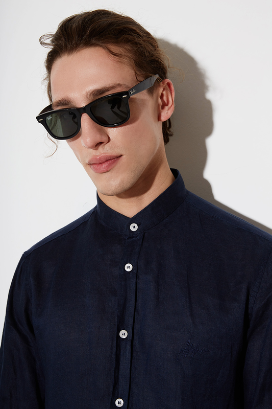 Stefan proper linen shirt image number null