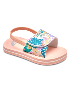 Roxy toddler girl slaps tw finn (arol100012-ppf), Peach Parfait, medium